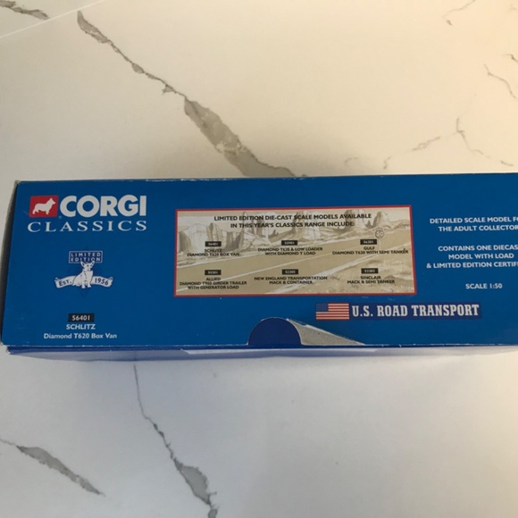 Corgi Classics Limited Edition Schlitz Diamond T620 Morgan Box Van 1:50  NIB - Picture 2 of 13